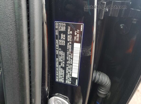 YV4ED3GM8P2067218 2023 VOLVO C40 Black Vista de la etiqueta del VIN