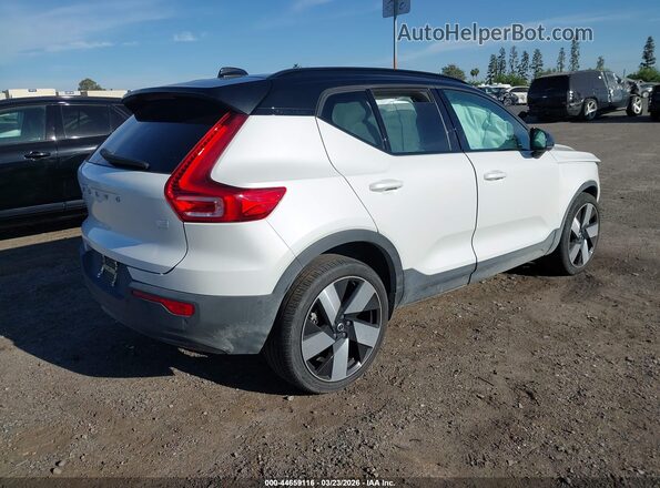YV4ED3UM1P2021105 2023 VOLVO XC40 RECHARGE PURE ELECTRIC White Tył prawy
