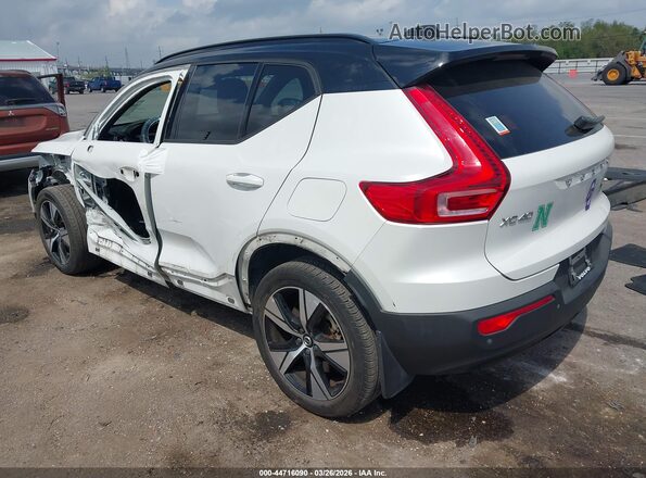 YV4ED3UR1M2522342 2021 VOLVO XC40 RECHARGE PURE ELECTRIC White Rear left