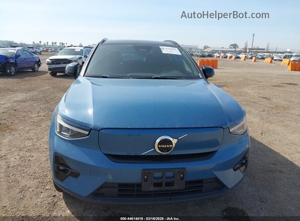 YV4ED3UW4P2077542 2023 VOLVO XC40 RECHARGE PURE ELECTRIC Light Blue Вид щитка приборов