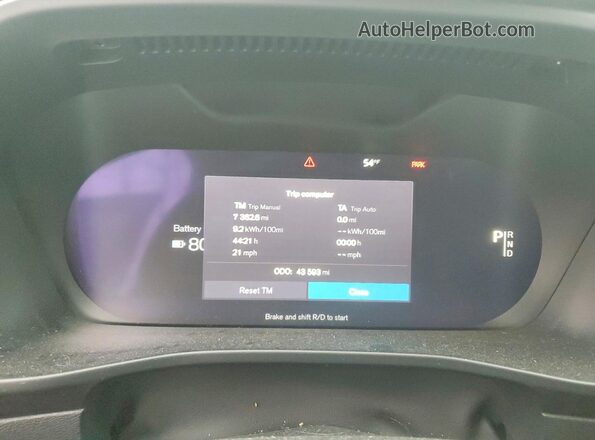 YV4ED3UW5P2969010 2023 VOLVO XC40 Two Tone Vista del cuadro de instrumentos