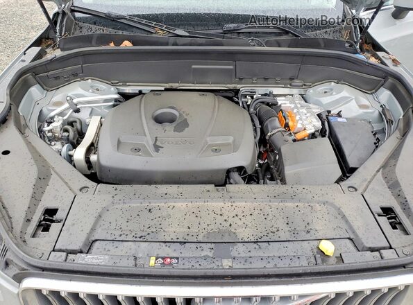 YV4H60CE5R1165474 2024 VOLVO XC90 Silver Engine compartment view
