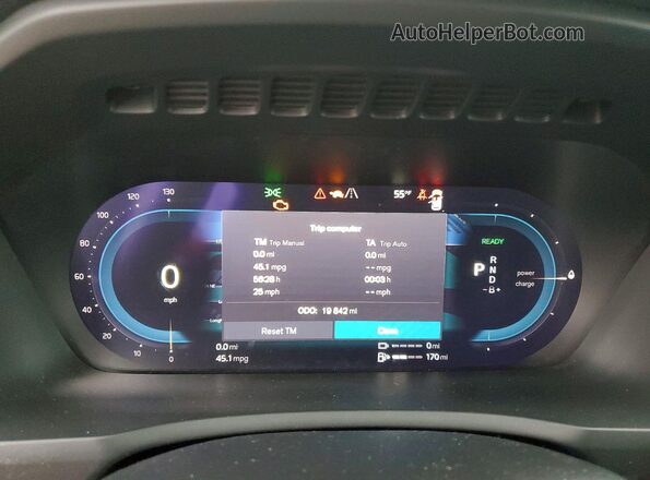 YV4H60CE5R1165474 2024 VOLVO XC90 Silver Instrument cluster view