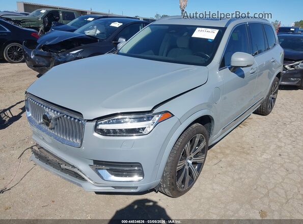 YV4H60CE5R1209117 2024 VOLVO XC90 RECHARGE PLUG-IN HYBRID Gray Przód lewy