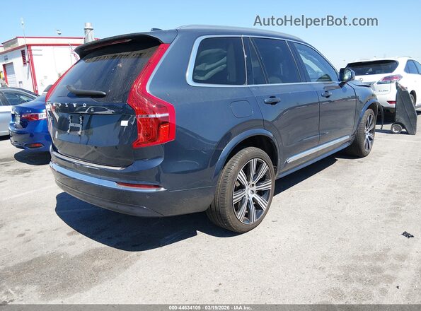 YV4H60CK0R1223531 2024 VOLVO XC90 RECHARGE PLUG-IN HYBRID Blue Trasero derecho