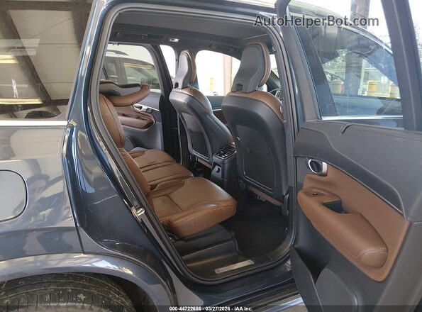 YV4H60CL0N1861362 2022 VOLVO XC90 RECHARGE PLUG-IN HYBRID Blue Widok naklejki z numerem VIN