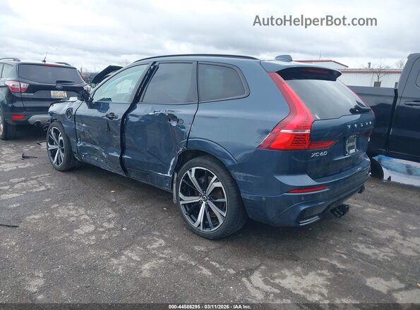 YV4H60DM2R1866463 2024 VOLVO XC60 RECHARGE PLUG-IN HYBRID Blue Trasero izquierdo
