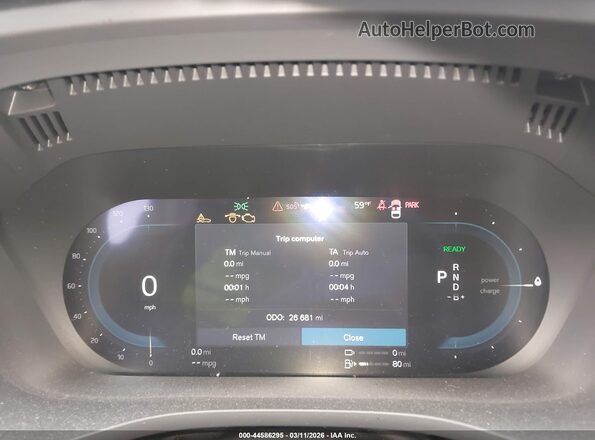 YV4H60DM2R1866463 2024 VOLVO XC60 RECHARGE PLUG-IN HYBRID Blue Vista de los asientos traseros