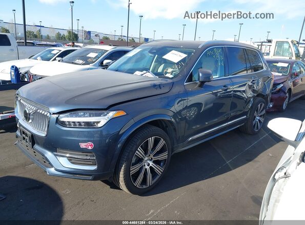 YV4H60LF2R1236445 2024 VOLVO XC90 RECHARGE PLUG-IN HYBRID Blue Przód lewy
