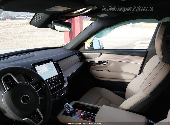 YV4H60PB8S1387741 2025 VOLVO XC90 PLUG-IN HYBRID White Widok wnętrza z przodu