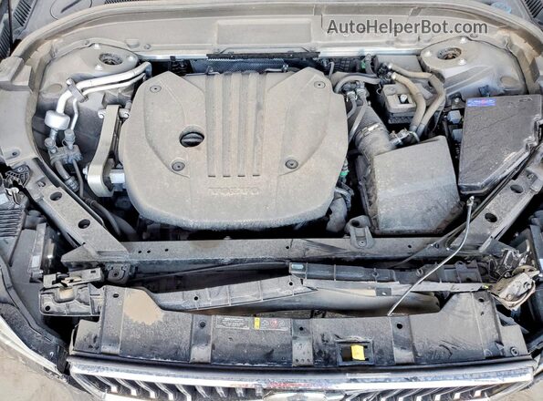 YV4L12RF9P1257897 2023 VOLVO XC60 Black Vista del compartimento del motor