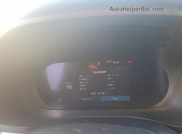 YV4L12RK8R1861277 2024 VOLVO XC60 Gray Вид щитка приладів
