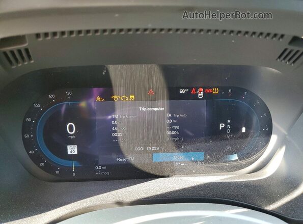 YV4L12RL9R1856677 2024 VOLVO XC60 Black Instrument cluster view