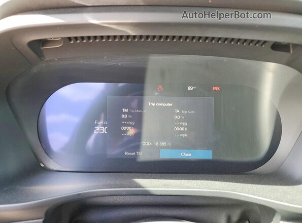 YV4L12UJ2S2607465 2025 VOLVO XC40 Black Вид щитка приладів