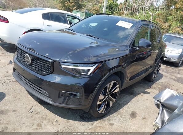 YV4L12UL5R2376878 2024 VOLVO XC40 Black Передня ліва чверть
