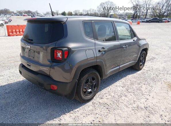 ZACCJAAB4JPG70355 2018 JEEP RENEGADE Gray Հետևի աջ