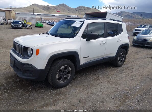 ZACCJAAB6HPF23917 2017 JEEP RENEGADE White Vista tres cuartos delantera izquierda