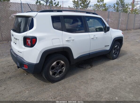 ZACCJAAB6HPF23917 2017 JEEP RENEGADE White Trasero derecho