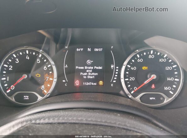 ZACCJAAB6HPF23917 2017 JEEP RENEGADE White Vista de los asientos traseros