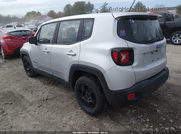 ZACCJAAB7HPE92533 2017 JEEP RENEGADE Silver Trasero izquierdo