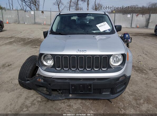 ZACCJAAB7HPE92533 2017 JEEP RENEGADE Silver Vista del cuadro de instrumentos