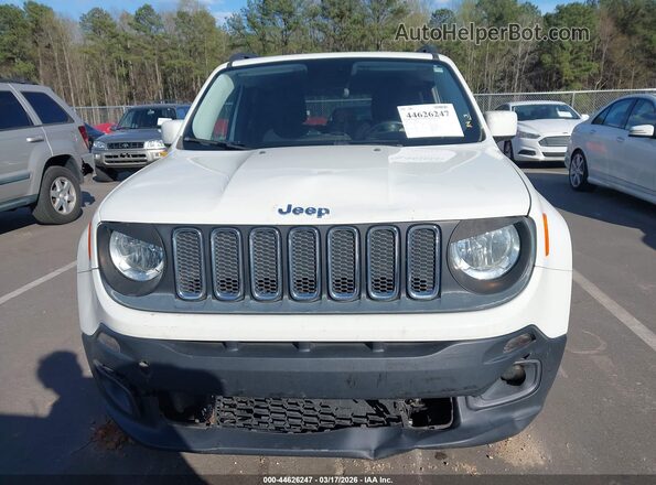 ZACCJABB7HPF59971 2017 JEEP RENEGADE White Instrument cluster view