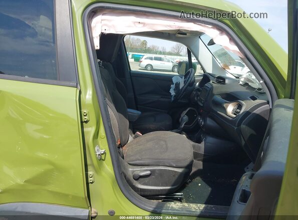 ZACCJABT7GPD77095 2016 JEEP RENEGADE Green Front interior view