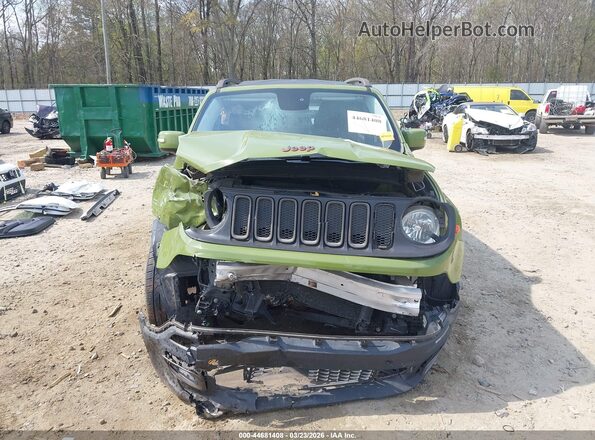 ZACCJABT7GPD77095 2016 JEEP RENEGADE Green Dashboard view