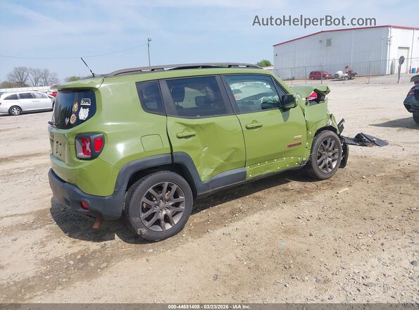 ZACCJABT7GPD77095 2016 JEEP RENEGADE Green Rear right