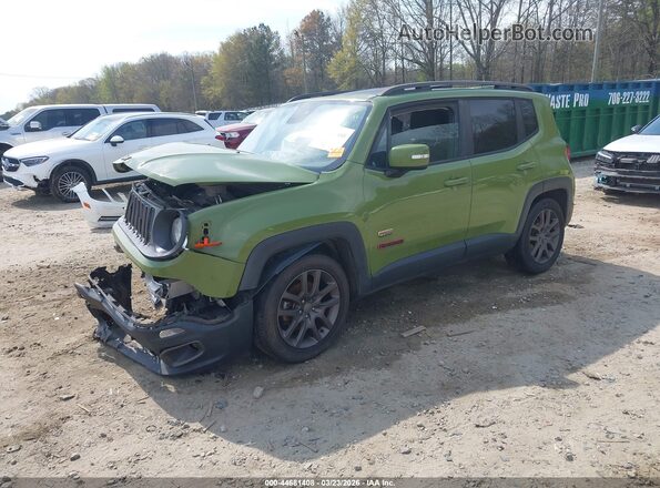 ZACCJABT7GPD77095 2016 JEEP RENEGADE Green Front left