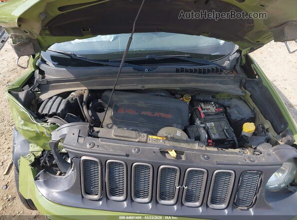 ZACCJABT7GPD77095 2016 JEEP RENEGADE Green Rear view