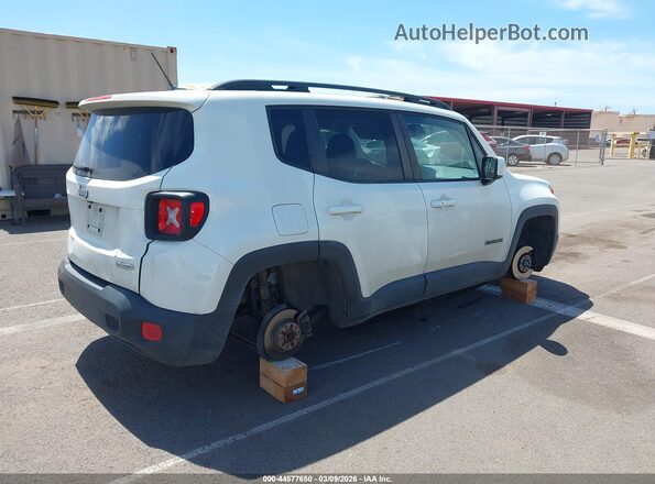 ZACCJABTXGPD37268 2016 JEEP RENEGADE White Tył prawy