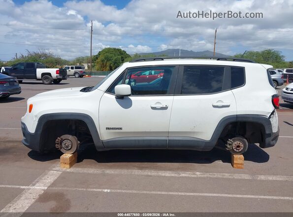 ZACCJABTXGPD37268 2016 JEEP RENEGADE White Widok wnętrza z tyłu