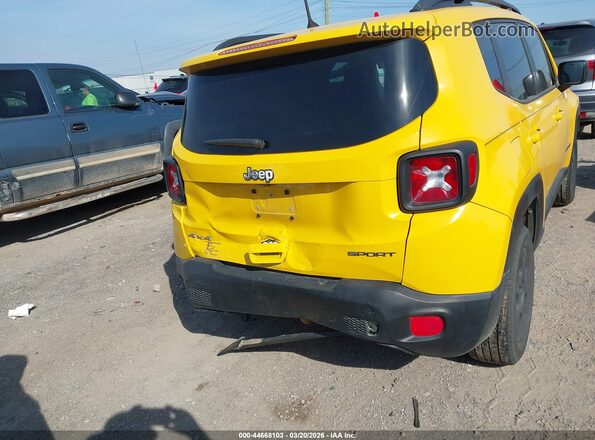 ZACCJBAB3JPH50445 2018 JEEP RENEGADE Желтый 