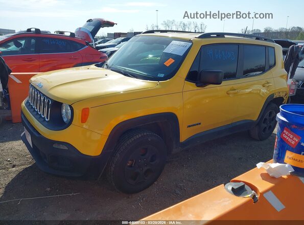 ZACCJBAB3JPH50445 2018 JEEP RENEGADE Желтый 