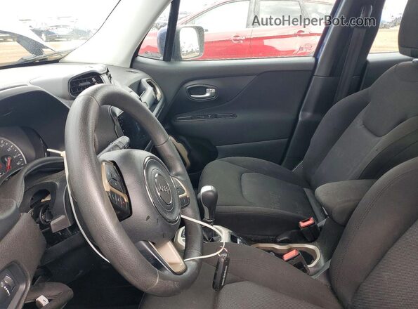 ZACCJBAB7HPF96199 2017 JEEP RENEGADE Blue Front interior view