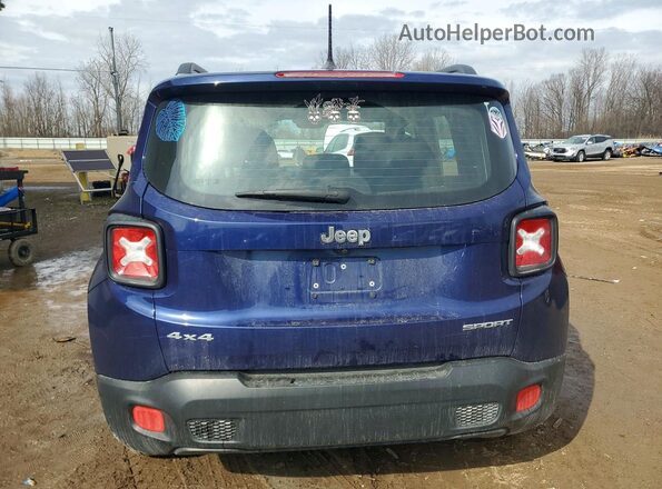 ZACCJBAB7HPF96199 2017 JEEP RENEGADE Blue Rear view