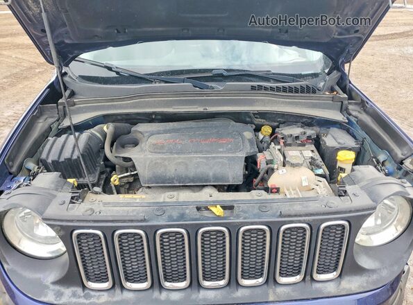 ZACCJBAB7HPF96199 2017 JEEP RENEGADE Blue Engine compartment view