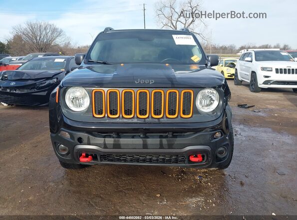 ZACCJBCT0GPD67335 2016 JEEP RENEGADE Black ხელსაწყოთა პანელის ხედი