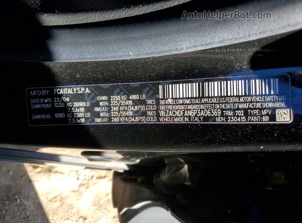 ZACNDFAN6P3A06369 2023 DODGE OTHER Black Շարժիչի բաժամունքի տեսք