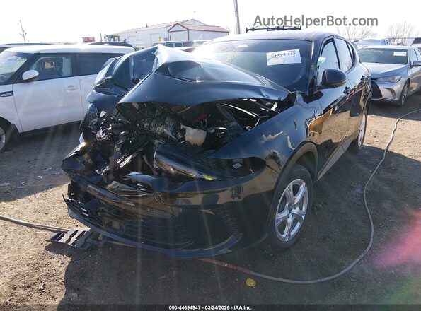 ZACNDFBN0P3A04504 2023 DODGE OTHER Black წინა მარცხენა ხედი სამი მეოთხედიდან