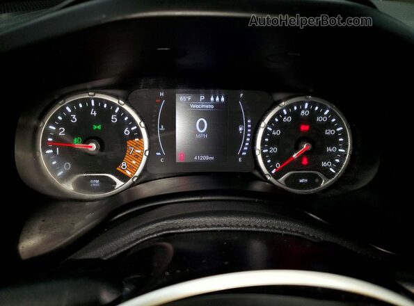 ZACNJBAB9KPK40723 2019 JEEP RENEGADE Black Вид щитка приладів