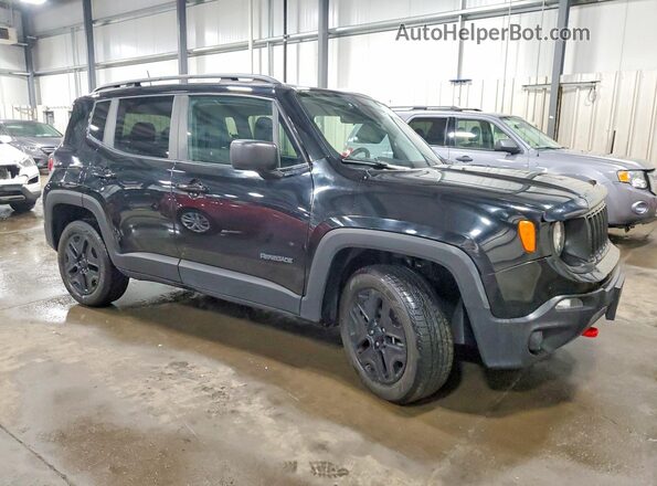 ZACNJBAB9KPK40723 2019 JEEP RENEGADE Black Передня права чверть