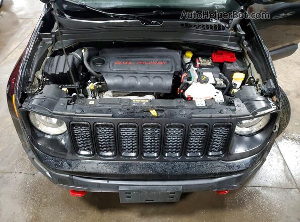 ZACNJBAB9KPK40723 2019 JEEP RENEGADE Black Вид підкапотного простору