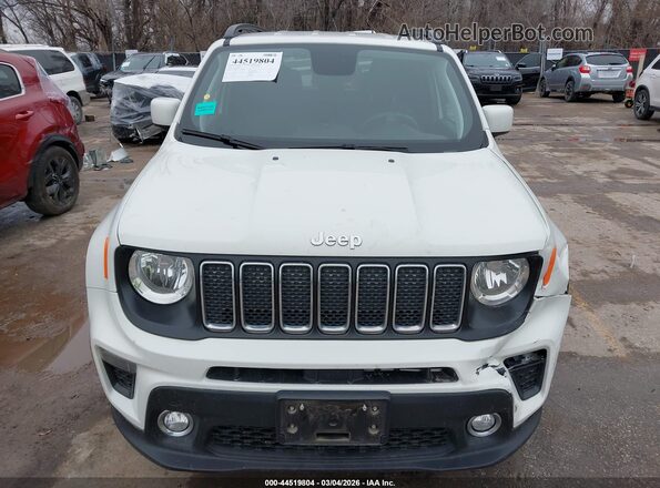 ZACNJBBB2KPK23115 2019 JEEP RENEGADE White ხელსაწყოთა პანელის ხედი