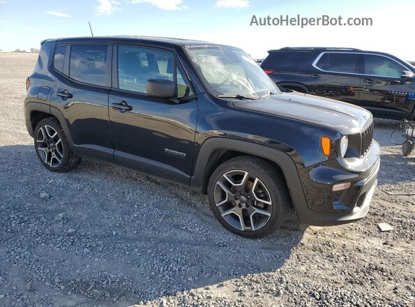 ZACNJCAB0MPM16096 2021 JEEP RENEGADE Black წინა მარჯვენა