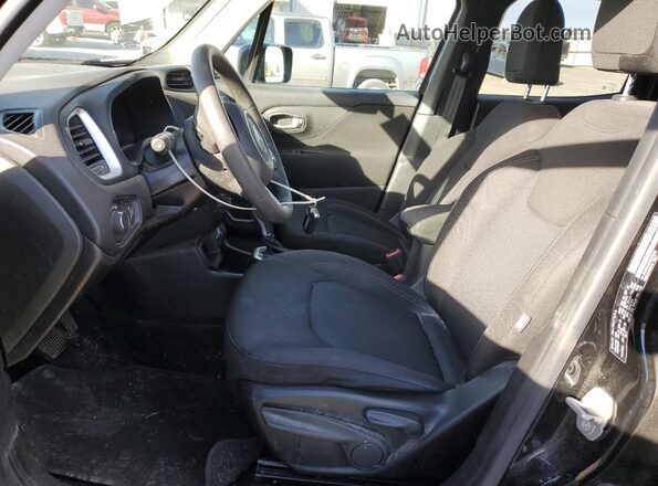 ZACNJCAB0MPM16096 2021 JEEP RENEGADE Black წინა სალონის ხედი