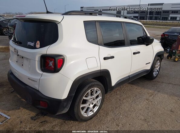 ZACNJCAB0MPM33870 2021 JEEP RENEGADE White Trasero derecho