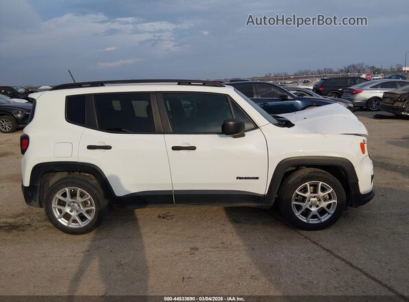 ZACNJCAB0MPM33870 2021 JEEP RENEGADE White Vista interior trasera