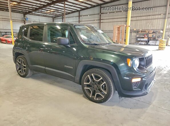 ZACNJCAB7MPM72262 2021 JEEP RENEGADE Green წინა მარჯვენა